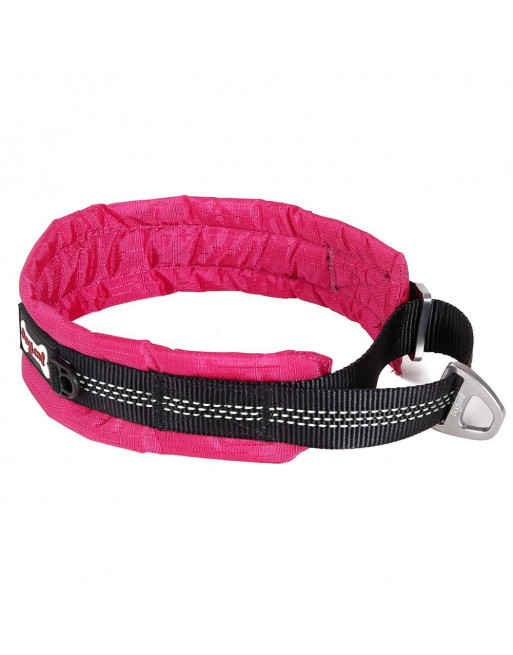 Comfortabele reflecterende halsband voor honden - EXTRA SMALL - ROZE