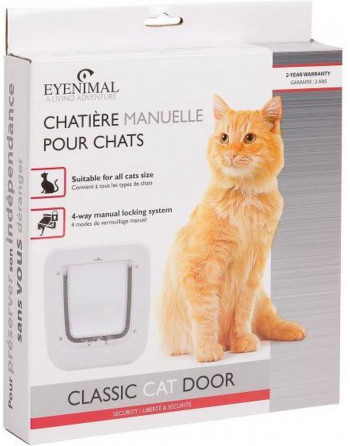 Klassiek kattenluik met 4...