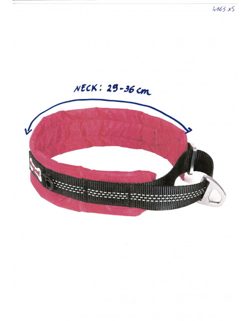 pak Glad bidden Comfortabele reflecterende halsband voor honden - XS - ROZE